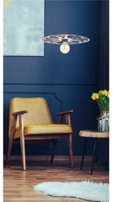 Lustră pe cablu FALCO 1xE27/60W/230V d. 30 cm bej