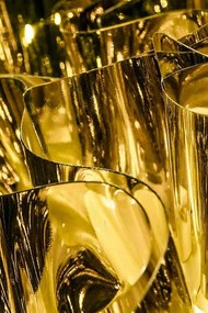 Lustra design unicat realizat manual Veli Gold, 42cm