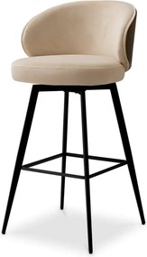 Scaun de bar design elegant LUX Camerota, Sabino beige