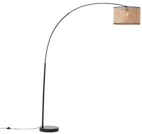 Brilliant - Lampadar WILEY 1xE27/60W/230V negru/bej