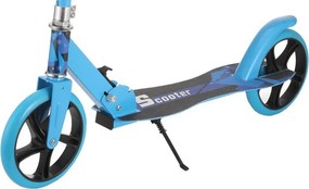 Trotineta copii si adolescenti NOVOKIDS™ Storm EVO PRO, Maxim 100 kg, Functie Super Brake, Maner reglabil pe inaltime, Diametru roata 200 mm, Albastru