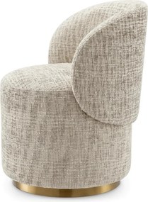 Scaun pivotant modern design LUX Chair Greer, Creststone beige