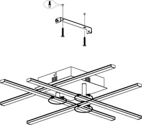 Eglo 99316 - Plafonieră LED LASANA LED/5,2W/230V