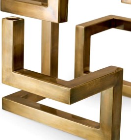 Suport pentru 5 lumanari, design LUX Skyline, alama vintage