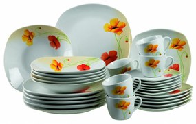 Set de masă Mäser 30 piese PAPAVERO