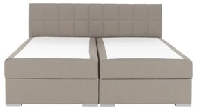 Pat tip BOXSPRING 160x200, taupe gri-maro, FERATA TV KOMFORT