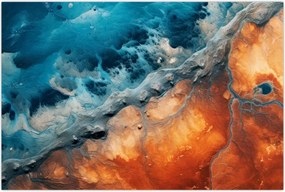 Tablou - Apă și foc (90x60 cm)