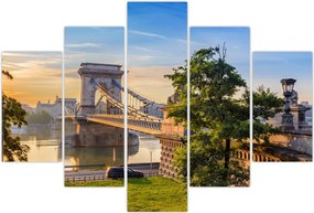 Tablou - Pod peste râu, Budapesta, Ungaria (150x105 cm)