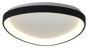 Plafoniera LED cu telecomanda NISEKO II Triangular Black 38W