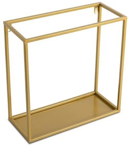 Poliță de perete aurie 35x35 cm