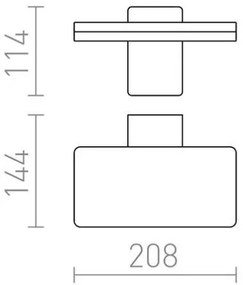 Aplică LED de exterior RINA LED/12W/230V IP65 RED-Design Rendl-R11947