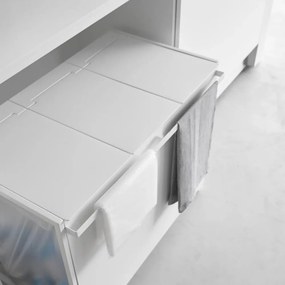 Coș de gunoi alb de reciclat din metal Tower – YAMAZAKI