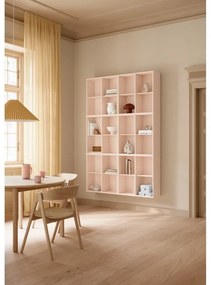 Bibliotecă roz-deschis suspendată 140x140x27 cm Mistral – Hammel Furniture