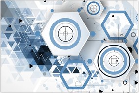 Tablou - Abstract geometric (90x60 cm)