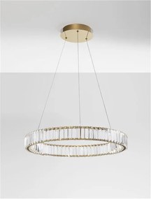 Lustra LED suspendata cristal design elegant AURELIA 40W