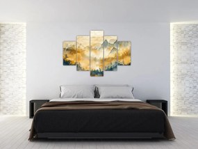 Tablou - Munți, acuarelă (150x105 cm)