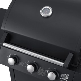 Jusky Gratar cu gaz Louisiana BBQ cu 3 arzatoare