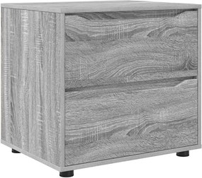 vidaXL Dulap de depozitare Gri Sonoma 60 x 48 x 57 cm Lemn compozit