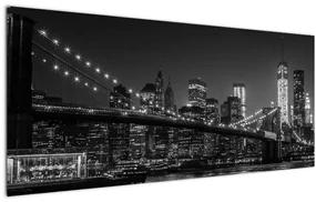 Tablou cu podul Brooklin în New York (120x50 cm)