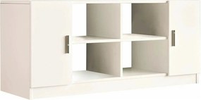 Comoda TV, alb, PAL melaminat, 140x46x62 cm
