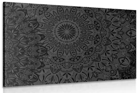 Tablou Mandala elegantă în design alb-negru