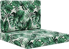 vidaXL Perna pentru canapea de exterior 2 pcs Model cu frunze