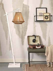 Lampadar eco din bambus Merapi S white/diamond 30, nat