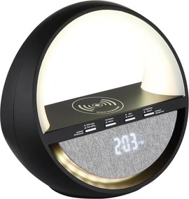 Globo 39907S - Lampă de birou reîncărcabilă LED RGBW Dot cu difuzor SOUNDRA LED/3,5W/5V 1800 mAh