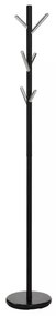Cuier Allen negru/crom H176 cm