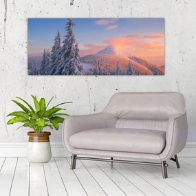 Tablou - Peisaj de iarnă (120x50 cm)