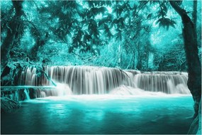 Tablou - Cascada albastră (90x60 cm)