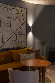 Aplica perete ambientala design modern STAN 2L aluminiu/negru