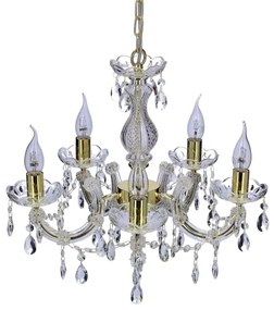 Lustră pe lanț MARIA TERESA 5xE14/40W/230V