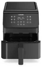 Friteuza cu aer cald Cosori Premium II CAF-P651-KEUR, 6.2 L, 205°C, 11 programe, Timer, AirWhisper, Negru