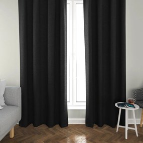 2x draperie neagra OXFORD 140x250 cm