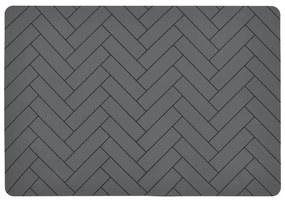 Suport din silicon pentru farfurie Södahl Tiles, 33 x 48 cm, gri