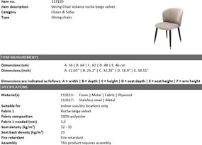 Scaun design LUX Volante bej 113120 HZ