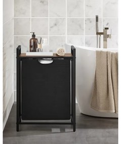 Coș pentru rufe REX maro/negru