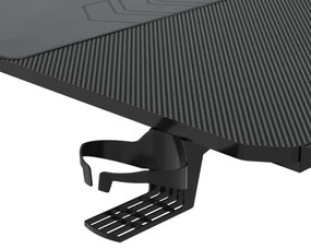 Masa de joc FALCON 116x60 cm, iluminare LED RGB, negru