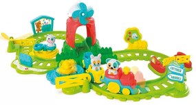 Animale Choo-Choo Fermă interactivă, set trenuleț Clementoni