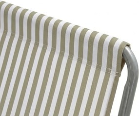 Sezlong de plaja pliabil SAND STRIPES, verde