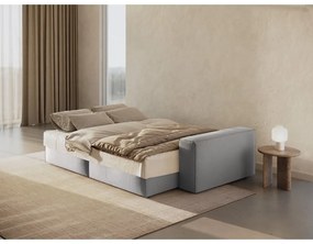 Canapea gri deschis extensibilă 247 cm Jodie – Micadoni Home