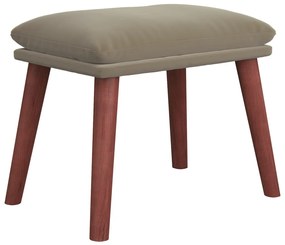 341468 vidaXL Taburet, gri deschis, 45x29,5x39 cm, catifea