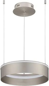 Lustra LED design circular OLIVIA nickel D-40cm