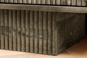 Comoda TV cu model optic 3D, Lemn mahon gri, ART DECO 200cm