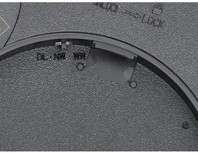 Plafonieră LED Fulgur 42362 NOMY LED/24W/230V d. 30 cm negru