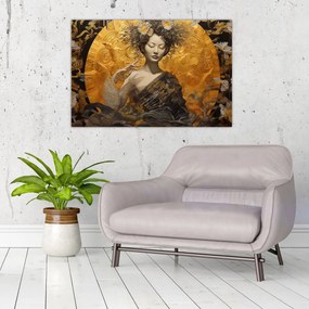 Tablou - Doamnă japoneză (90x60 cm)