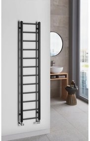 Sapho - Radiator de baie DINA 278 W, 30 x 138 cm, negru mat