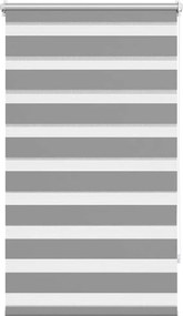 vidaXL Jaluzea Zebră 90,9x150 cm Lățime material 86,7 cm gri