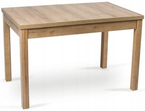 JAKS Masă extensibilă Skubi 120-160 cm stejar Riviera